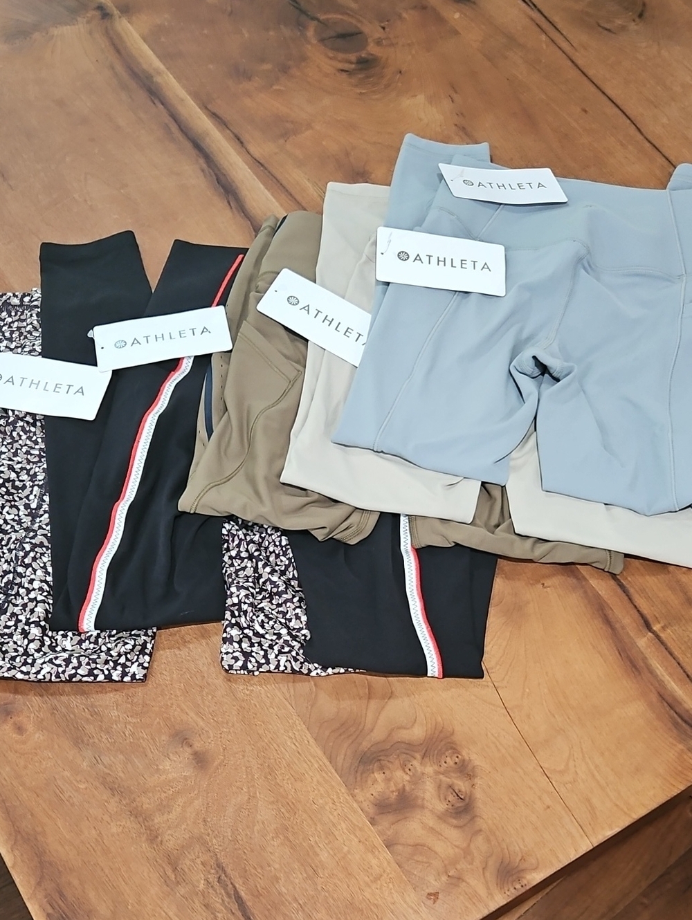 Athleta Active Leggings Lot 5pairs All Nwt Sz Xxs-xs